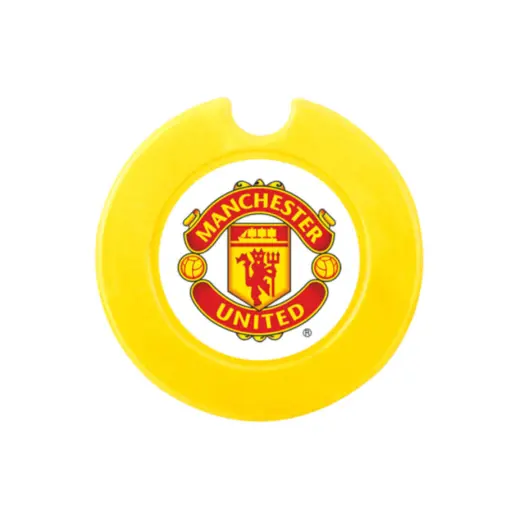 Round License Disc With Sticker - Yellow